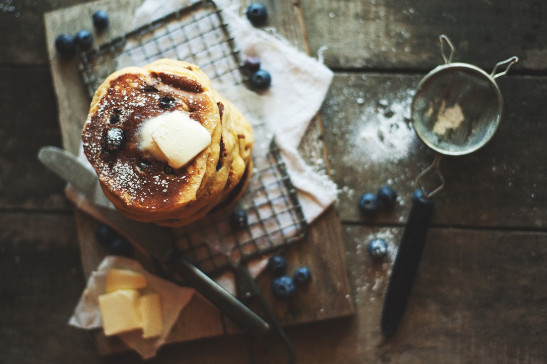 Pfannkuchen aus Küchenmaschine